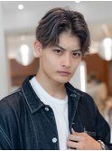 束感モテる/ツーブロック/センターパート/ニュアンスパーマ