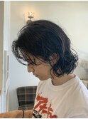 メンズミディアムパーマ