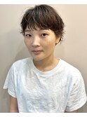 柔らかなショートパーマ♪