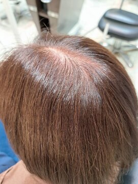 ミック ヘアアンドメイクアップ 高田店(miq Hair&Make up) 白髪染め/オーガニックカラー/大人ショート/ナチュラルブラウン