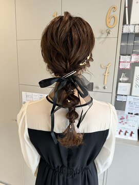 クレーチェ(CRECE) 《畑中結衣》ヘアセット/編みおろし/お呼ばれセット