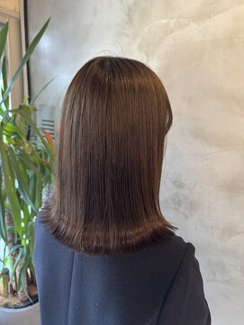 リリアーナ(LILIANA) 髪質改善 縮毛矯正 ベージュカラー オリーブ トレンドヘア 池袋