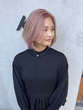 キング 高槻(K!ng) 縮毛矯正髪質改善ハイライトレイヤーカット高槻美容室エクステ