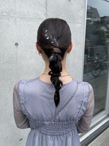 あみおろし/タイトアレンジ/お呼ばれヘアセット(表参道駅)