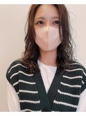 顔まわりレイヤーxニュアンスパーマ