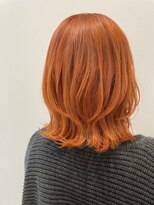 オルクドゥ(Orque deux)&nbsp;ダブルカラーアプリコットオレンジ大人美人小顔束感くびレイヤー