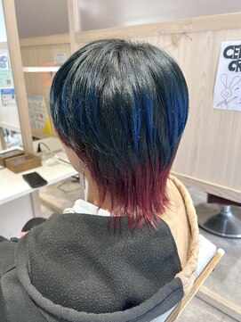 クルム(KURUMU) ウルフ×インナーカラー