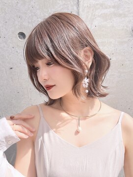 ロンド ジュルード 名古屋(Lond jeloud) ショート ボブ インナーカラー 韓国風5506