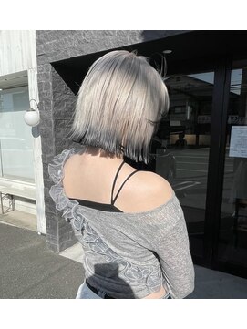 ヴィオラカラー(VIOLLA COLOR) ハイトーンカラー×ナチュラルボブ／小倉