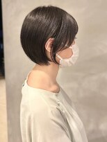 ハレ(hale) ショートボブ 20代 30代 顔周りカット 丸みショート 髪質改善