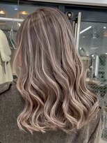 オニキス 原宿(ONYX)&nbsp;r60 40代白髪ぼかしハイライトバレイヤージュイルミナカラー