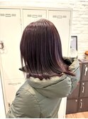 白髪ぼかし×髪質改善ラベンダーカラー＋カット＋トリートメント