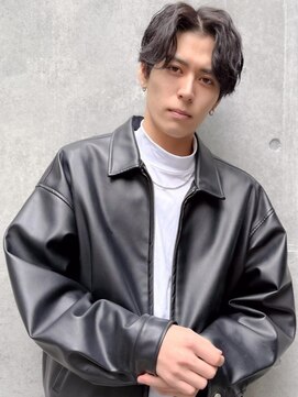 オーブヘアー バース 関店(AUBE HAIR verse) 20代・30代_メンズ_波巻きパーマ