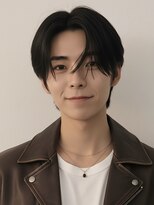 エイチ メンズ(H) テーパーフェードメンズウルフラルフカール韓国マッシュマンバン