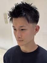 ウィル 都島店(WiLL)&nbsp;20代30代40代大人ハンサムフェードスパイキーショート（１）