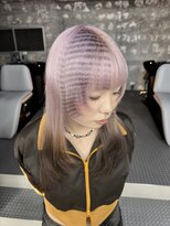 ステップボーンカットオオサカ(STEP BONE CUT OSAKA Via TICK-TOCK)&nbsp;デザインカラー/おまかせデザイン/ピンクパール/大阪梅田