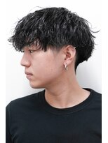 カーウォッシュバーバー(CARWASH BARBER)&nbsp;メンズカット刈り上げツーブロックマッシュパーマショート0806