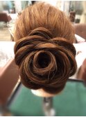 クラシカル＆グラマラスな結婚式 二次会和装ヘアアレンジ