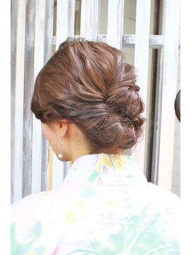 シエル(hair terrace Ciel) 浴衣アップスタイル♪