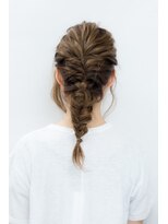 ヘアアンドスパ モーブ 世田谷(hair&SPA Mauve)&nbsp;二次会パーティルーズ編み込みヘアアレンジ