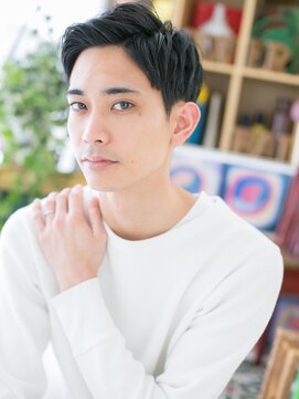 カバーヘア ブリス 戸田公園西口店(COVER HAIR bliss) *bliss戸田公園* 大人クールな七三ビジカジショートa