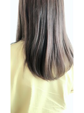 ヘア ミール(hair mirle) ロブ高彩度カラー