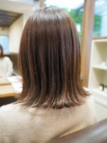 ヘアデザイン ステラ(hair design sTella)&nbsp;『切りっぱなしボブ』×『シアーベージュカラー』