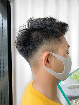 ブッディ(BDY) マスク姿でもおしゃれに☆フェードショート