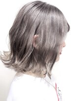 セシルヘアー(CECIL hair)&nbsp;CECIL下北沢　シルバーベージュカラー×ケアブリーチ