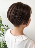 《Lei浅井》刈り上げ×女性らしいミニマムボブ