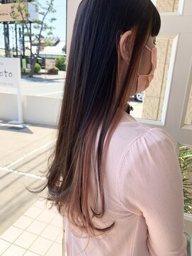 テオト(teoto.) ピンクベージュ