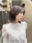 シースルー　外ハネボブ　透明感カラー　恵比寿　Sac.栃木優佑