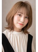 シースルー前髪ウルフボブ小顔くびれヘア306Z上尾20代30代40代!