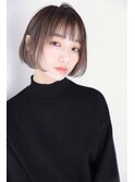 乾かすだけでまとまる小顔ボブ