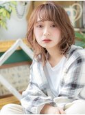 大人かわいいアッシュピンク小顔くびれヘアh2上尾20代30代40代