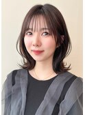 大人可愛い20代30代40代小顔ウルフレイヤーボブ丸みショートボブ