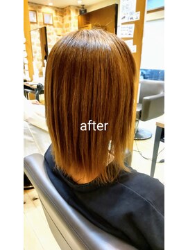 ヘアリゾートハピネス 縮毛矯正