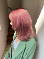 エッジ 下北沢(edge.)&nbsp;ダブルカラーピンクカラー　edge.下北沢