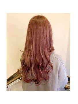 ボアップ(boappu) ＃暖色カラー＃ケアブリーチ＃ピンクカラー＃髪質改善