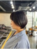 20代30代40代イメチェン似合わせカットフルバングショートヘア