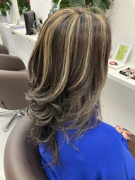 サロンドノア(Salon de NoA) ロング×ハイライト