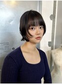 【ステップボーンカット】ボブスタイル/フェイスレイヤー