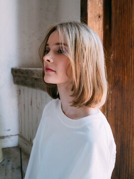 アカサ(A.casa) ハイトーンレイヤーボブ/20代/30代/40代/50代/西阿知/イオン倉敷