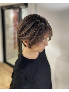 ヘアースタジオ ゼン(hair studio Zen) ショート バレイヤージュ【Kensho】
