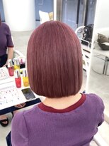 ブラウン(Brown) ブリーチ1回でできるピンクカラー♪