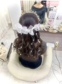 ふわふわハーフアップ☆