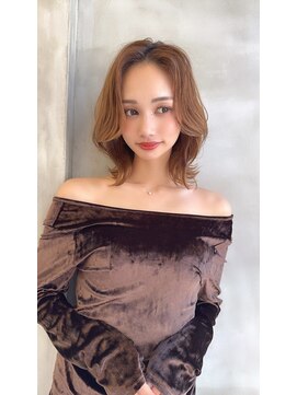 ロンド ストラーダ 心斎橋(Lond strada) レイヤーボブ×ハイトーン[心斎橋/髪質改善]