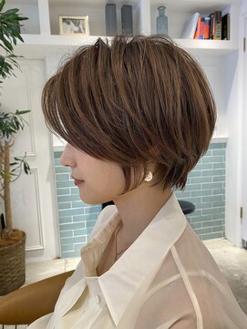 ロンド シャルム 吉祥寺(Lond charme) ウェーブミディアム似合わせカットメルティカラーショート吉祥寺