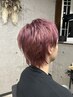 カット＋ダブルカラー＋5stepトリートメント(ホームケア付き)　￥19,800～