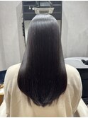 髪質改善カラー、絹髪カラーエステ